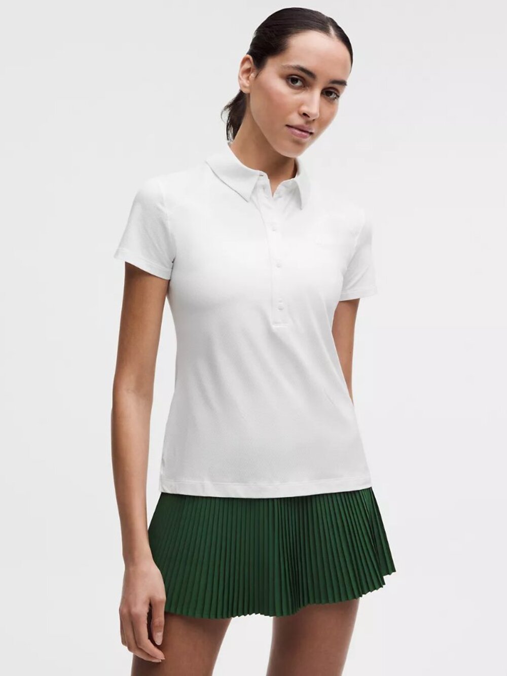 Lululemon Quick-Dry Short-Sleeve Polo Shirt - 8